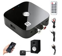 Bluetooth 5.3 Audio Empfänger NFC HiFi Adapter AUX RCA Low Latency | HiFi Audioübertragung, 3.5mm AUX, RCA Ausgang, Geringe Latenz, Für Stereoanlage, Lautsprecher & Autoradio