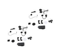 Bluetooth 6.0 Cuffie per Casco da Motociclista Altoparlante con Cancellazione del Rumore Resistente All'acqua per Ciclismo All'aperto 1 Confezione (2 Impostare)