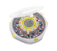 Bluetooth Automatic Pill Dispenser,28-Day Capacity, Sound & Light Alerts, Key Lock, LCD & Easy Setup on the LiveFine App