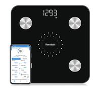 Bluetooth Bilancia Pesapersone, Bilancia da bagno digitale per pesare i muscoli con BMI grasso, monitor accurato della composizione corporea con app intelligente, Nero