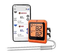 Bluetooth Connected Phone APP Wireless 150M Doppie Sonde Retroilluminazione Cottura Digitale Cucina Forno Termometro For Carne Monitor Accurato