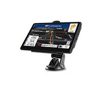 Bluetooth earphone Navigazione GPS con 47 mappe di Paesi (Aggiornamento a Vita Gratuito), NAV satellitare per Auto/Camion/Camion/HGV/Motorhomes/LGV, PostCodes e Poi, Avvisi a camme, Lane Assist