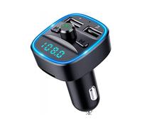 Bluetooth FM Transmitter,w/Dual USB Ports 5V/2.4A & 1A