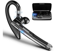 Bluetooth Headset For Cell Phones, 42Hours Total Battery Life, Ergonomic Design, Versatile Compatibility iOS Android, Natural Sound Quality,