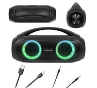 Bluetooth-Lautsprecher USB AUX FM TWS Kruger&Matz IPX5 mit Beleuchtung JOY 2