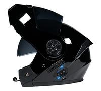 Bluetooth Modulare Flip Full Face Casco Moto,Casques Intégral Flip-Up Modulables,Casco Anticollisione Approvato DOT/ECE,Traspirante Confortevole 2,s