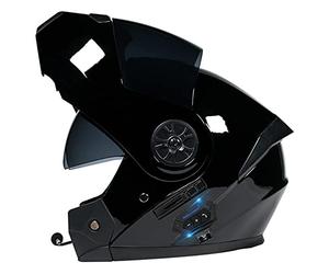Bluetooth Modulare Flip Full Face Casco Moto,Casques Intégral Flip-Up Modulables,Casco Anticollisione Approvato DOT/ECE,Traspirante Confortevole 2,s