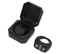 Bluetooth Remote Control Ring 10M Range 200mAh Charging, Black