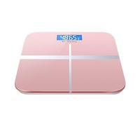 Bluetooth Smart Body Fat Scale Digital Body Bilance Con Schermo LCD Pesatura Elettronica Strumenti For L'analisi Della Composizione BMI Facile Da Usare(Pink USB Charging)