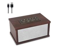 Bluetooth Speaker & Wooden Sleep Player, Macchina ricaricabile Bluetooth White Noise con Volume Control & Timer, Adatto per viaggiare, Relax Mood, Migliorare Insonnia-Bianco