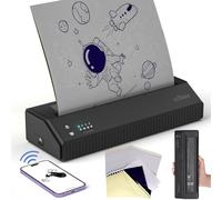Bluetooth Tattoo Transfer Machine Mini Stampante per Tatuaggi Nera 2500Mah Fotoc
