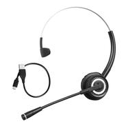 Bluetooth Telephone cuffie riduzione del rumore Single orecchio wireless | Bluetooth Customer Service cuffie,Plastica,Bluetooth Connection,Leggero e Confortevole,Riduzione del Headset