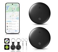 Bluetooth Tracker per Android con Google Trova il mio dispositivo, Trova chiavi e posizionamento bagagli, IP66 impermeabile, batteria sostituibile, segnale forte da vicino, per chiavi, borsa, valigia