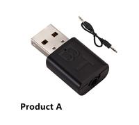 (Bluetooth v5.0 Prodotto A) Adattatore Bluetooth 5.0 USB 2 in 1, ricevitore Bluetooth, adattatore dongle USB,