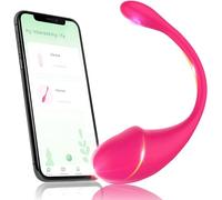 Bluětòòth VìbrTòri per Dõnna SSsuLì Mini SilNziosõ Pòténté Sè Tõy Coppia, FRfállå Ovèttò VBrNt con Télécomando VBrãtòr WRéléss Donna SSsúál Piccolo, Contrõl App a Di