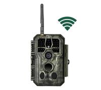 Bluetooth WiFi Fototrappola 64MP 1296P Telecamera Infrarossi Invisibili con Visione Notturna Massimo al 100piedi, Attivato dal Movimento 0.1s, Impermeabile IP66 | A280W Green