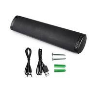 Bluetooth wireless Colonna Soundbar PC Supporto for barra audio stereo musicale altoparlante TF USB 3. 5mm con supporto a parete