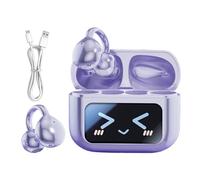 Bluetoth Earphone Pair - Intelligent Voice Converter, Sweatproof Athletic Hook Design, Sound Isolation Tech | Work Home Journiy Usage, Compact Music Receiver, Mobile Call Enhancement Equipment