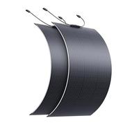 BLUETTI 2 100W pannelli solari flessibili da per sistema RVSolar 48V, efficienza 23,4%, piegabili a 240°, pannello solare IP67 per camper, campeggio, uso marino e superfici curve