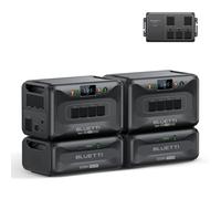 BLUETTI 2 Apex 300 & 2 B300K Generatore Solare con Quadro Reliance, 11kWh Batteria LFP di Backup con 12 Uscite CA da 7680W, Energia Modulare Completa per Backup Totale della Casa