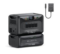 BLUETTI Apex 300 & B300K Generatore Solare e Hub D1, 5529,6Wh Batteria LFP di Backup, 4 Uscite CA da 3840W, Porte CC Ottimizzate per Camper (50A Anderson), Ideale per Campeggio e Vita in Camper
