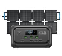 BLUETTI Elite 10 200W 128Wh Generatore Solare con 60W Pannello per Campeggio UPS