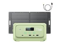 BLUETTI Elite 10 Mini Power Station | 200W 128Wh - Elite 10 verde+100W | 200W 128Wh | 100W Kit Solare