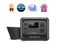 BLUETTI Elite 300 Power Station Portatile | 2.400W, 3.014,4Wh - Elite 300+350W | 2.400W 3.014,4Wh 350W Kit Solare