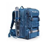 BLUETTI Handsfree 1 - Centrale elettrica a energia solare, generatore LiFePO4 da 268,8 Wh 300 W con zaino da 42 litri, sistema di alimentazione tutto in uno per escursioni, fotografia, viaggi