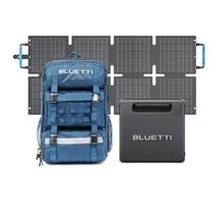 BLUETTI Handsfree 1 Centrale Elettrica a Zaino con 60W Pannello Solare, 268,8Wh 300W Batteria LFP con 42L Zaino, Tutto in Uno Sistema di Energia Solare per Campeggio, Fotografia,Viaggio