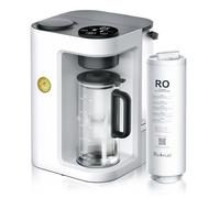 Bluevua RO100ROPOT-LITE Sistema di filtraggio dell'acqua a osmosi inversa da controsoffitto, purificazione a 5 fasi, purificatore d'acqua 3:1 puro per drenare, purificatore d'acqua portatile (non