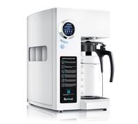 Bluevua RO100ROPOT-UV Sistema di osmosi inversa Filtro acqua per piano di lavoro - Purificazione a 6 stadi con UV e rimodellamento, filtrazione contatore RO, purificatore d'acqua portatile