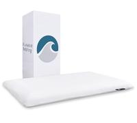 Bluewave Bedding, Cuscino extra sottile in memory foam per chi dorme su stomaco e schiena, design sottile e piatto per allineamento cervicale del collo e sonno profondo (altezza 4,4 cm, dimensioni