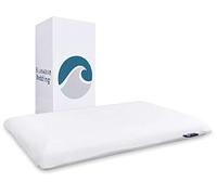 Bluewave Bedding Cuscino ultra sottile in memory foam per chi dorme su stomaco e schiena, design sottile e piatto per allineamento cervicale del collo e sonno profondo (altezza 7,9 cm, dimensioni