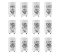BlueXP 12 Pezzi Starter per Tubi Fluorescenti 4-65 W ST111 Starter per Accensione Neon Lighting Starter Elettrico per Neon Lampada Fluorescente