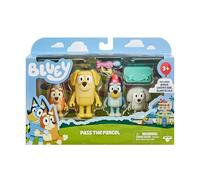 Bluey Bluey-17558 Pass The Parcel Figura 4PK Passa Il Pacco, Multicolore, M, 17558