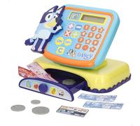 ColorBaby Bluey Registratori di cassa Giocattolo, Accessori inclusi, Banconote, Monete e carte giocattolo, Giocattoli didattici, Apprendimento e divertimento + 3 anni (39144)