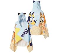 BlueY Asciugamani Bambini, Accappatoio Bambino e Orecchie 3D, Telo Mare Piscina Per Spiaggia O Bagno, Blue, One Size