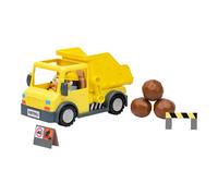 BlueY Camion-Benne di, con Le Figurine Esclusive con Il Suo Casco di Protezione e Bingo Coperto di Fango