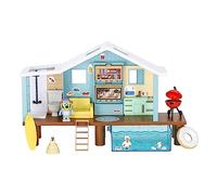 Bluey Beach Hut - Bluey - Play Set con figurina esclusiva e più di 10 accessori