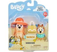 Bluey Beach Day Mini Figure 2-Pack [Chilli & Bingo]