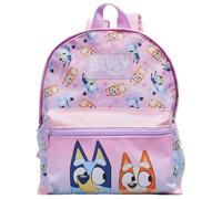 Bluey & Bingo Stars, zaino per bambini, borsa per la scuola con tasca frontale, per bambini, ragazze, zaino per l'asilo, rosa