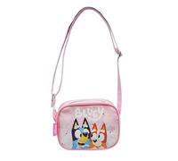 Bluey Borsa a tracolla per ragazze in rosa e borsa da bingo/borsa messenger, rosa, 18x14x7cm