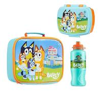 BlueY Borsa Termica Porta Pranzo - Set con Porta Merenda Bambini Scuola Materna Lunch Box e Borraccia 430 ml senza BPA Idea Regalo Bambini e Bambine