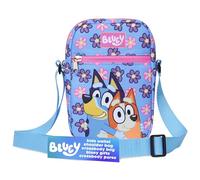 Bluey Borsetta Bambina Ragazza Borse a Tracolla Carina Piccola Borse a Mano con Cinghia Regolabile Idee Regalo (Bluey Flower)