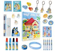 Bluey Calendario Avvento 2025 Bambini Bingo Cancelleria e Accessori Countdown Natale Calendari Avvento Cartoleri Matite Colorate Pennarelli
