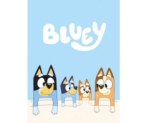 Bluey Cane Merchandise Ufficiale - Copripiumino Set Cuscini Notte Luci & Altro