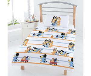 Bluey Cane Merchandise Ufficiale - Copripiumino Set Cuscini Notte Luci & Altro
