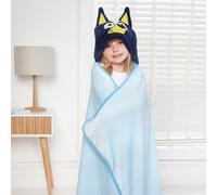 Bluey Cappuccio Asciugamano Bagno Piscina Spiaggia Cane Forma Blu Soft Ragazzi