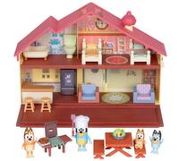 Bluey casa giocattolo con famiglia completa e accessori picnic - include 4 personaggi